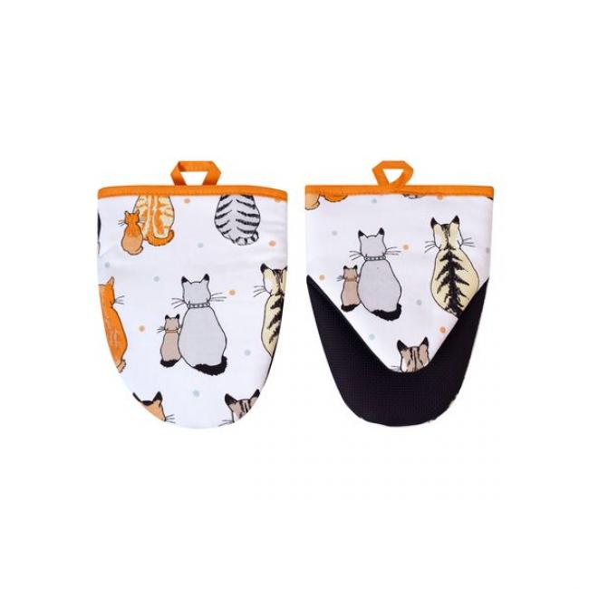 Paire de manique Cats in waiting
