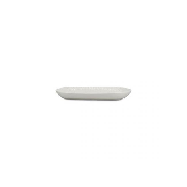 Plat &agrave; servir Vista blanc 36 x 24 cm