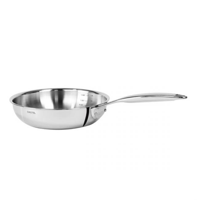 Poêle sautoir inox Castel'Pro® 28cm