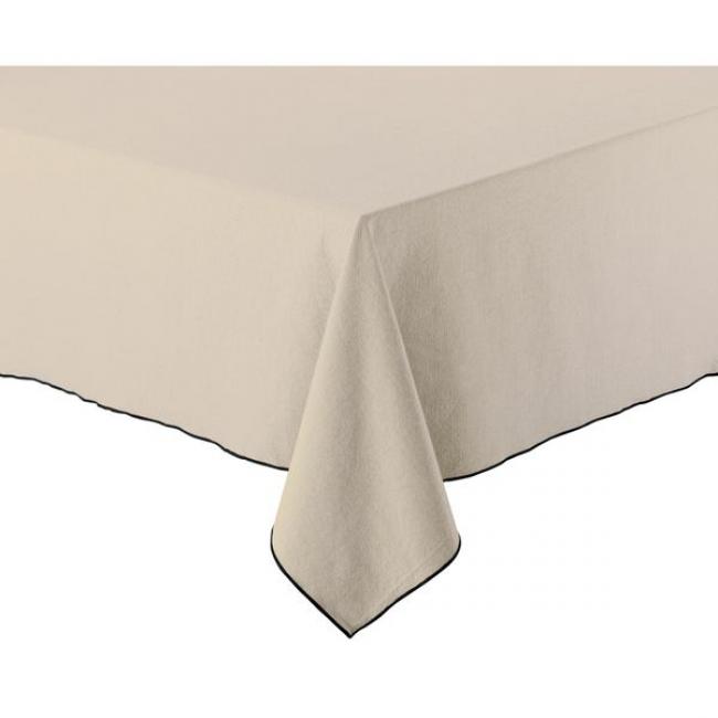 Nappe en coton recycl&eacute; Grace 170 x 300 Ficelle