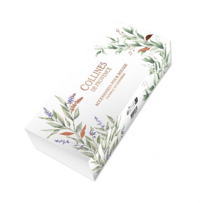 COFFRET COUPE M&Egrave;CHE & &Eacute;TEIGNOIR BLANC