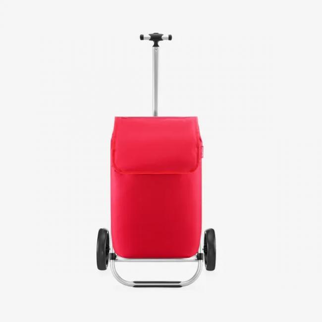 Chariot de courses rouge