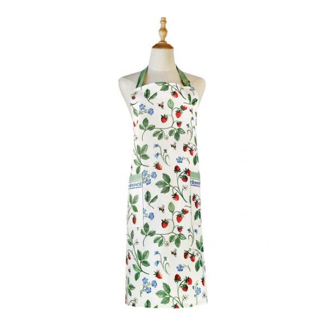 Tablier en coton Strawberry Patch