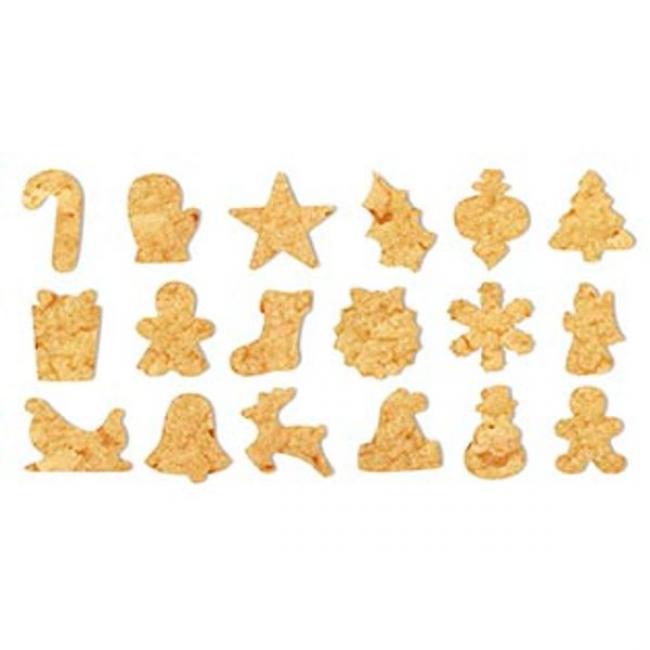 Seau de 18 emporte-pi&egrave;ces de No&euml;l