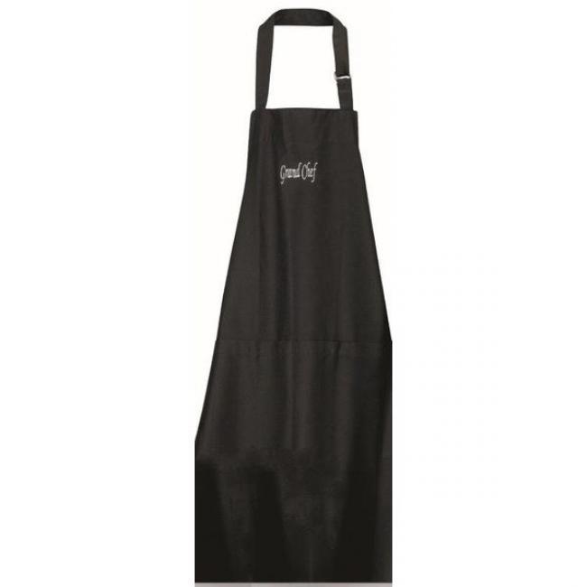 Tablier adulte grand chef noir