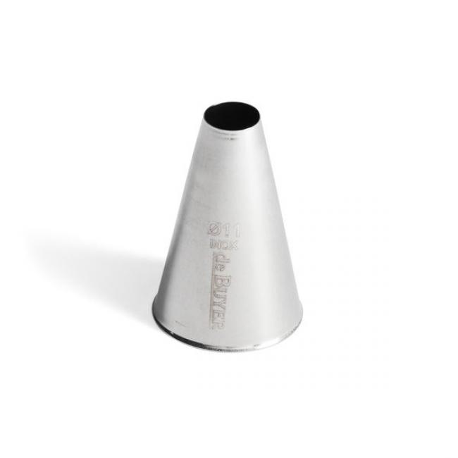 Douille inox unie 11 mm
