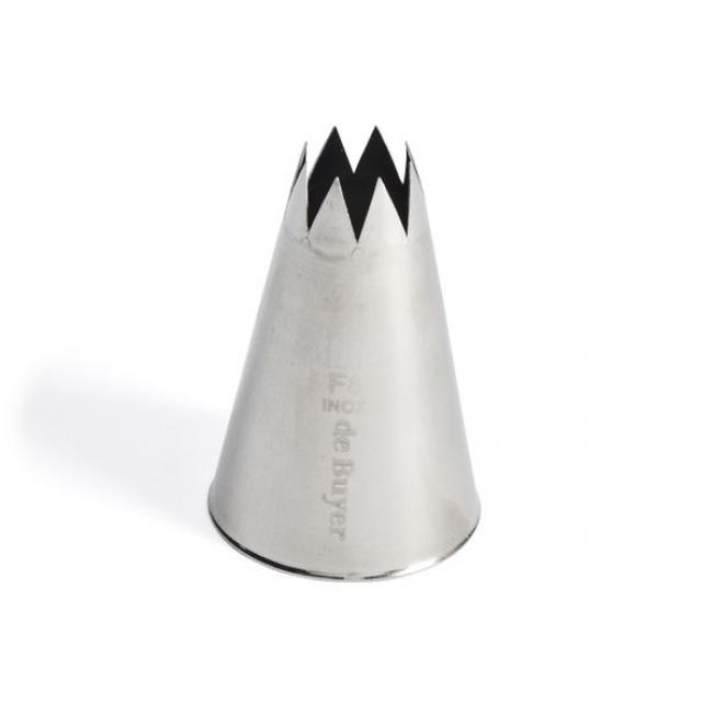 Douille inox cannel&eacute;e F8 8 dents