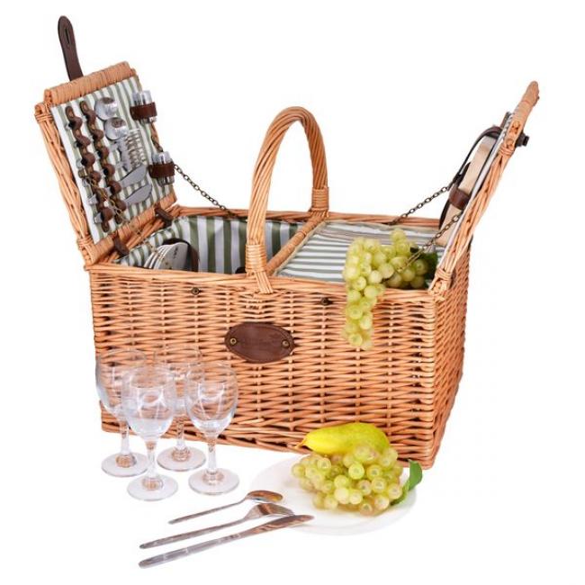 Panier pique-nique Saint-R&eacute;my 4 personnes