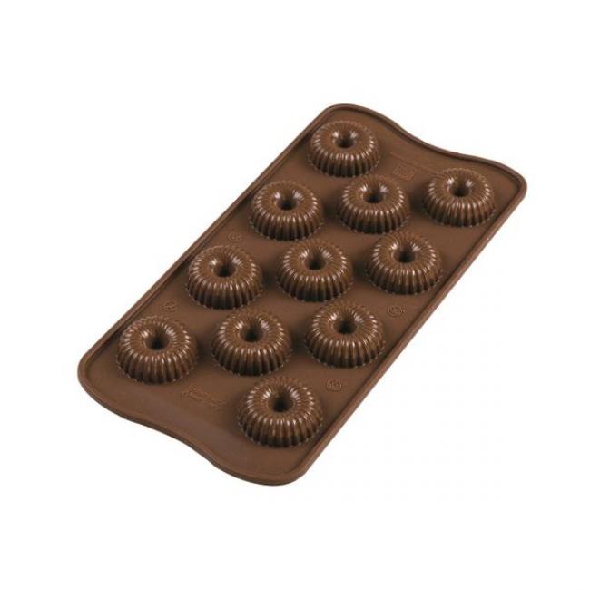 Moule silicone &agrave; chocolat Choco Crown