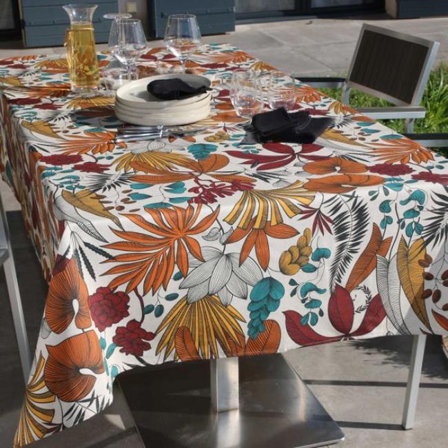 NAPPE ENDUIT LOMBOK 150X150 BURNT ORANGE