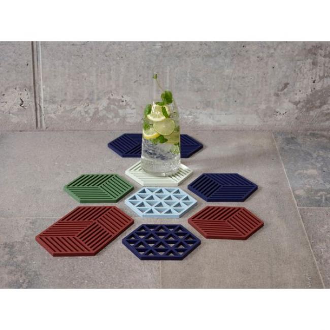 DESSOUS-DE-PLAT HEXAGON MENTHE