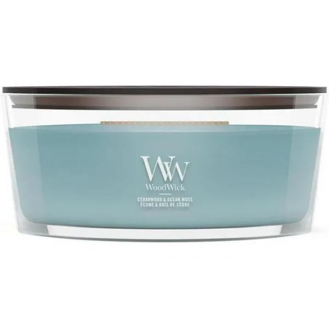 Bougie parfum&eacute;e Ellipse ecume et bois de c&egrave;dre