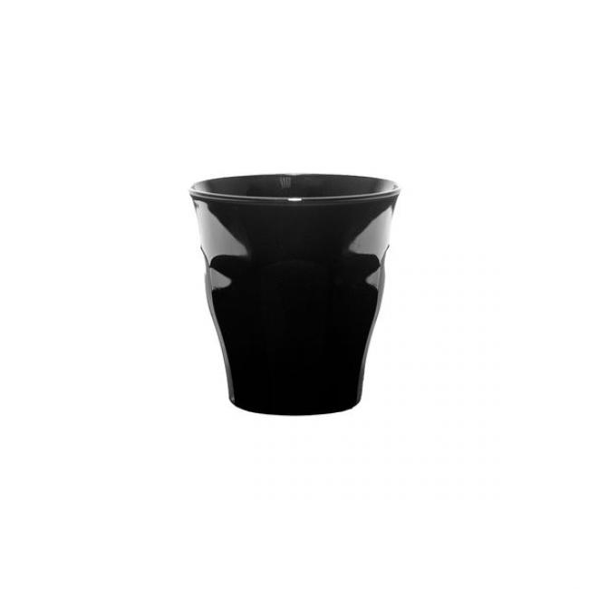 Boite de 6 gobelets Picardie noir 9 cl