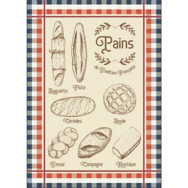 TORCHON PAINS 50X70 ECRU