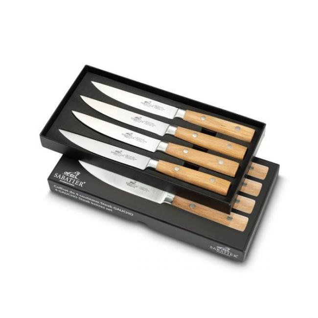 Coffret 4 couteaux &agrave; steak GAUCHO