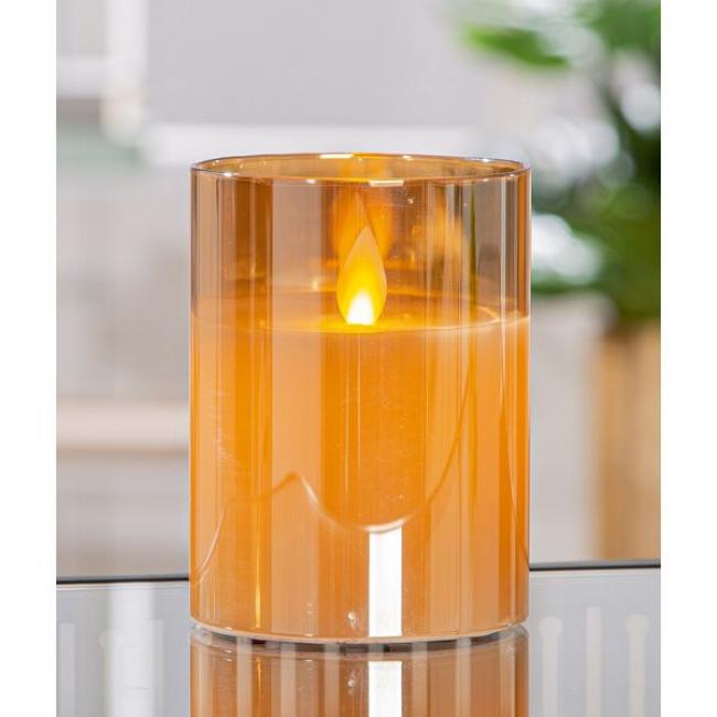 Bougie LED orange H10