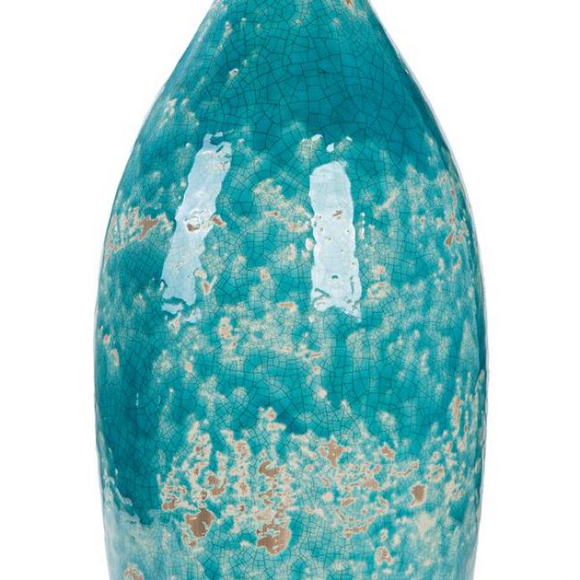 Vase de sol, "Actros", c&eacute;ramique, vert