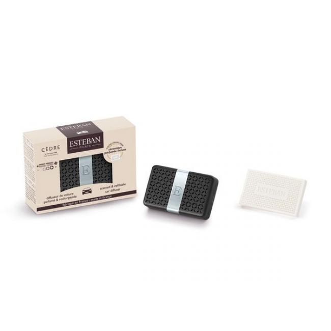 Diffuseur de voiture rechargeable parfum&eacute; c&egrave;dre
