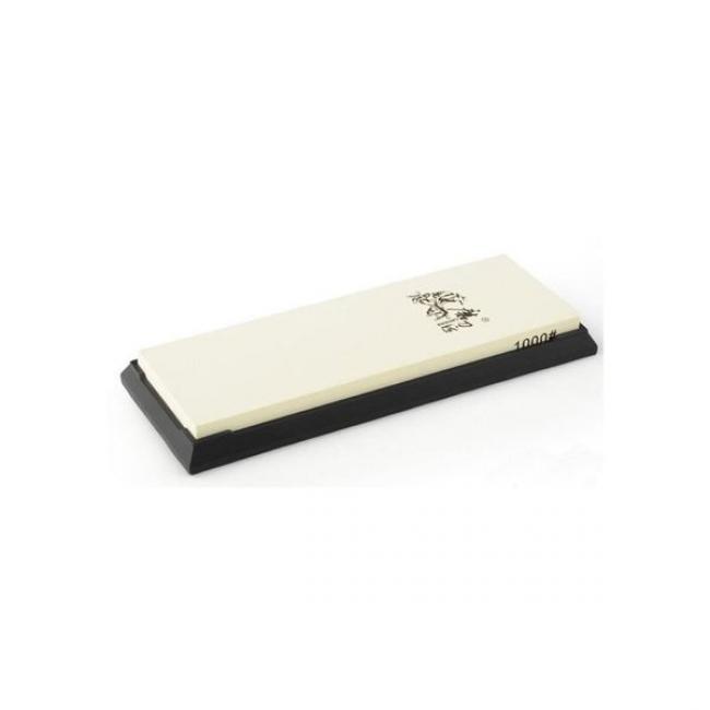 Pierre &agrave; aiguiser grain 1000 + socle