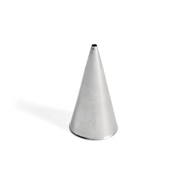 Douille inox unie 2 mm