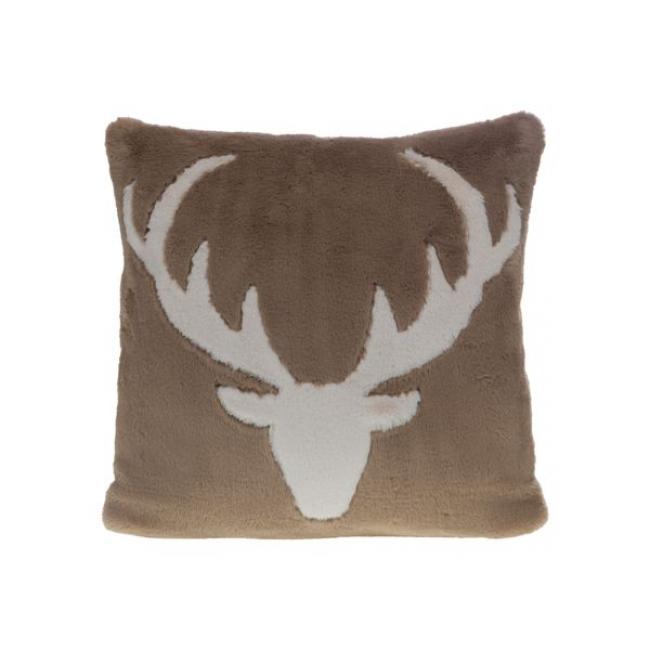 Coussin Cerf taupe
