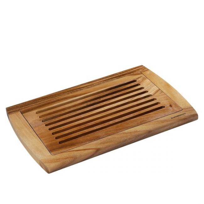 Planche &agrave; pain bois d'acacia 42x28 cm