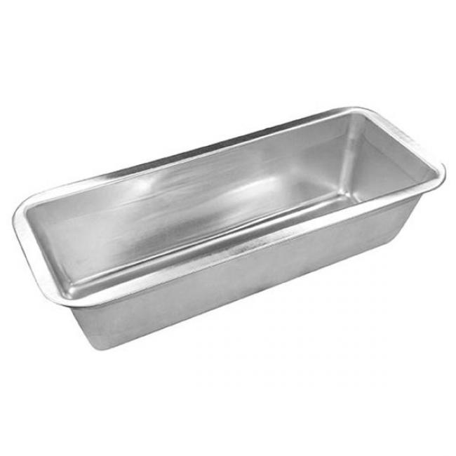 Moule &agrave; cake en fer blanc 28x12cm
