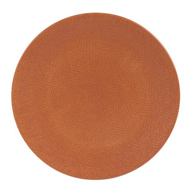 Assiette Plate vesuvio terracotta 27 cm