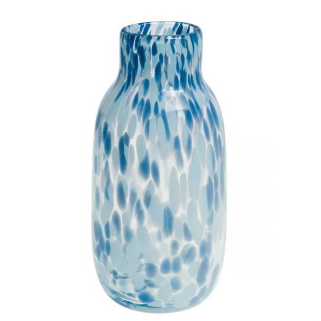Vase Izak bleu ciek H28cm