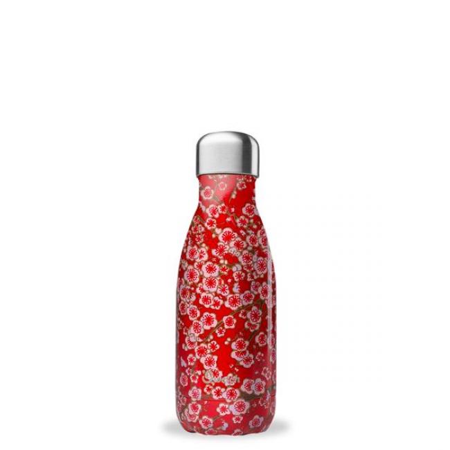 Bouteille isotherme Flowers rouge 260 ml