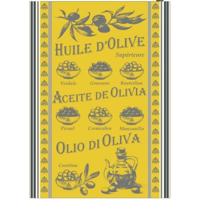 Torchon Huile d'olive 50 x 70 cm