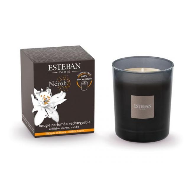 Bougie initiale parfum&eacute;e & rechargeable 180g N&eacute;roli