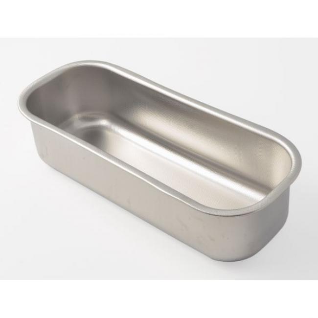 Moule à Cake en inox avec fond nid d'abeille 25 cm