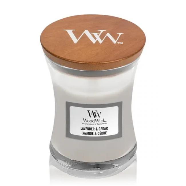 Bougie parfum&eacute;e petite jarre lavande & c&egrave;dre