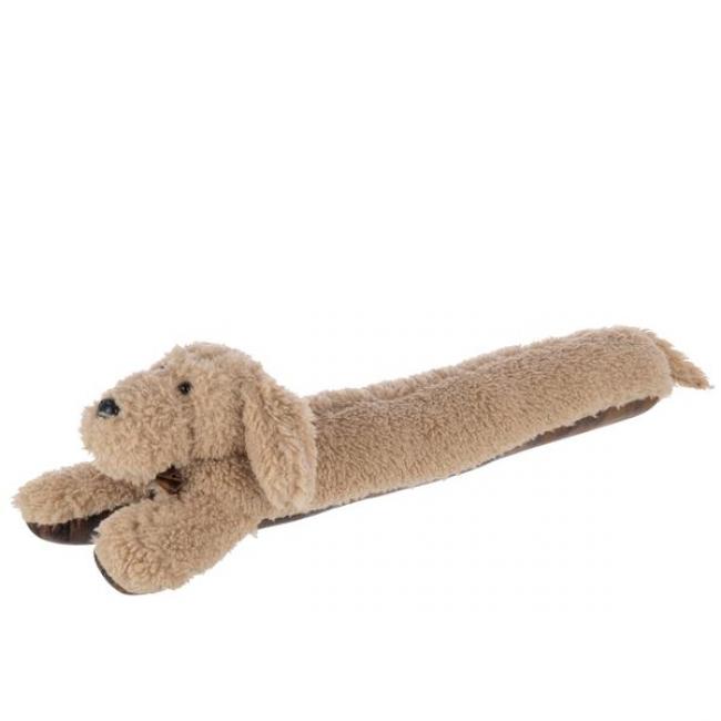 Boudin de porte chien polyester beige