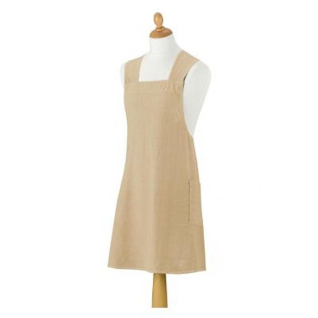 TABLIER DE CUISINE JAPONAIS RECYCL&Eacute; HARU CAMEL