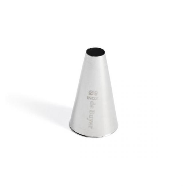Douille inox unie 9 mm