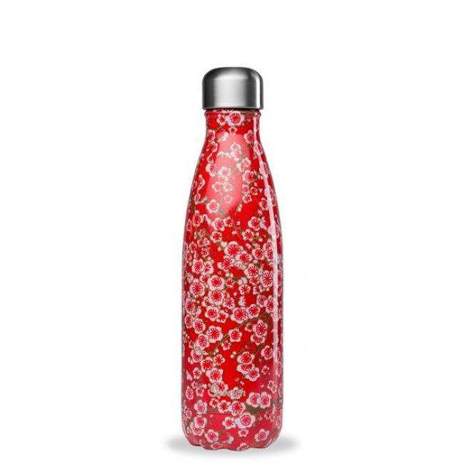 Bouteille isotherme Flowers rouge 500 ml