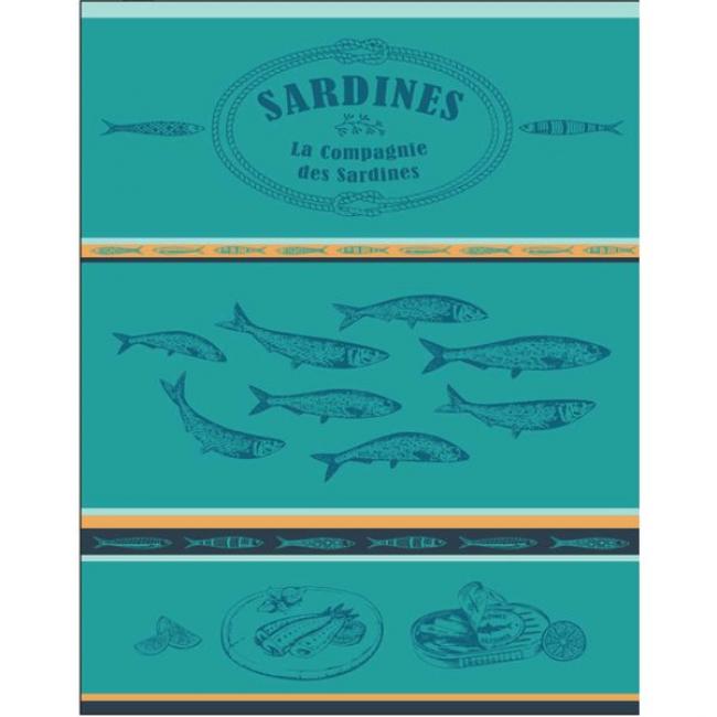 TORCHON SARDINAS 50X70 OCEAN