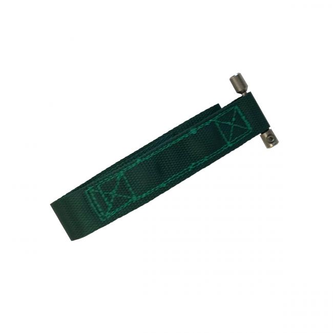 SANGLE AVEC INSERT COTE ENROULEMENT &#8211; 72CM &#8211; VERT FONCE
