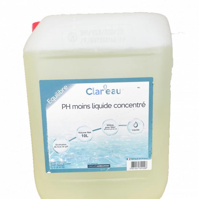 PH MINUS LIQUIDE 15% CLAR&#8217;EAU &#8211; PARTICULIER &#8211; MONO ACIDE &#8211; 10L