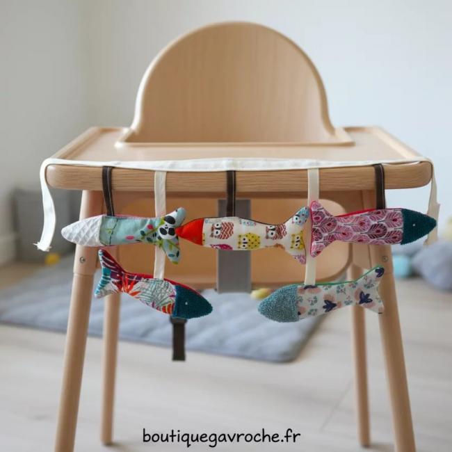 Bandeau sensoriel petits poissons garnis