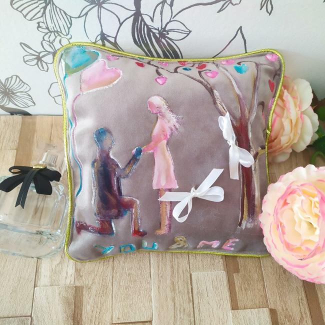 Un Oui en Douceur : Coussin  You & Me
