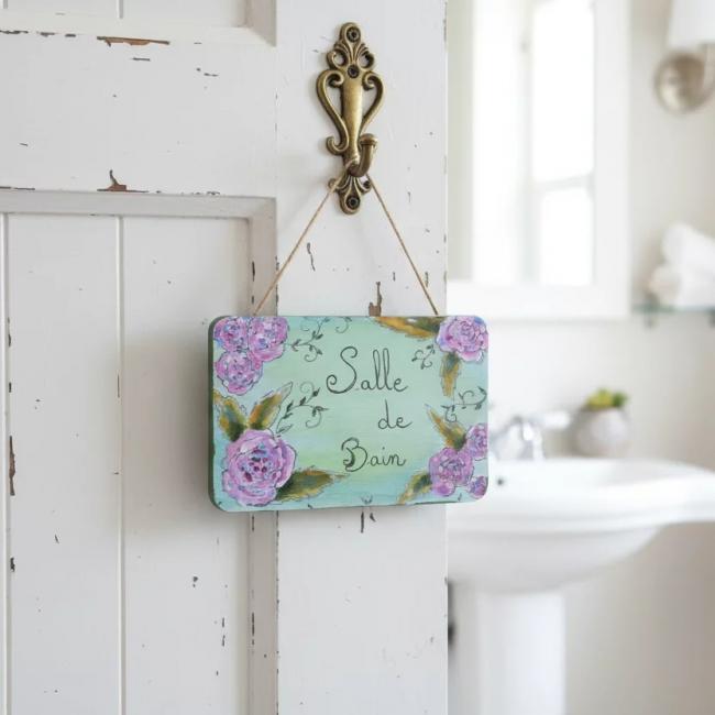 Pancarte Salle de Bain