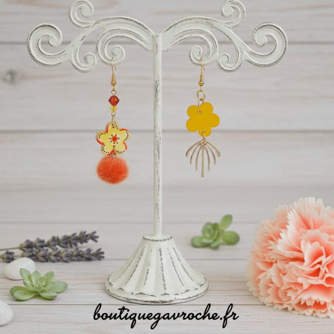 Boucles d&rsquo;Oreilles Asym&eacute;triques SEVILLE