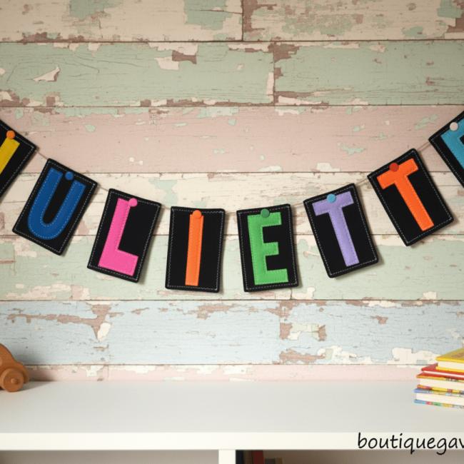 Guirlande Les Lettres de mon Pr&eacute;nom