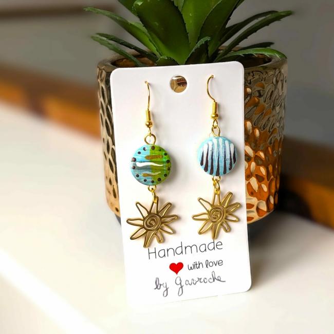 Boucles d’oreilles Sous le soleil de l’ALHAMBRA