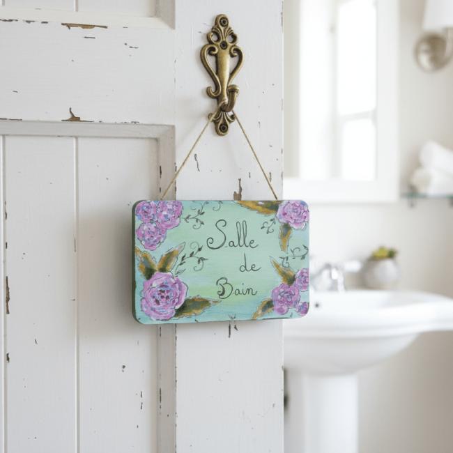 Pancarte Salle de Bain