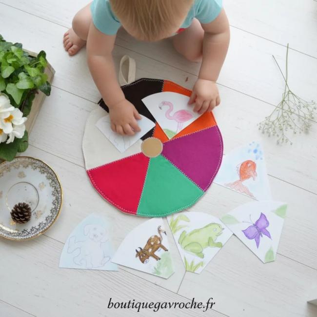 La ronde des couleurs avec ses aquarelles