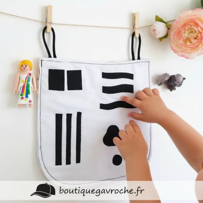 Jeu des contrastes Montessori pour Nido